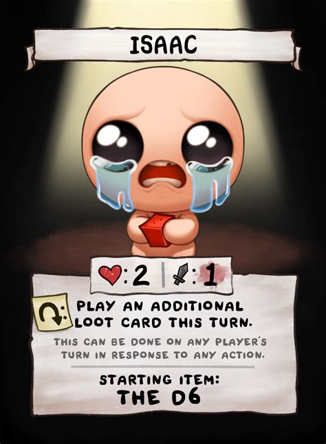 rules card isaac